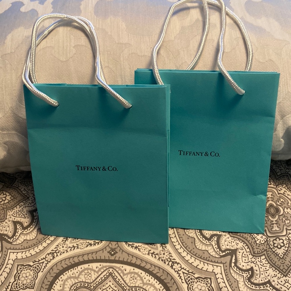 2 small Tiffany bags, Authentic!